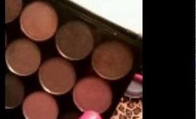 A Smokey eye Look with Red Cherry Lips.