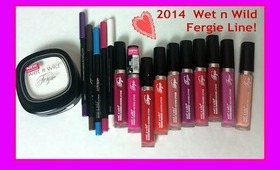 Wet n Wild Fergie Vicious Varnish High Shine Lip Stain, Mattifying Powder & Longwearing Eye Pencil