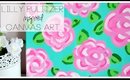 DIY Lilly Pulitzer Inspired Canvas Art ♡