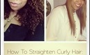 How To Straighten Curly Hair: Step by Step Routine