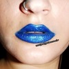 Blue lips!
