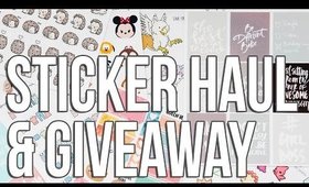 Etsy Sticker Haul & Giveaway!