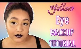 IBY Enlightened Palette Yellow Eye Makeup Tutorial