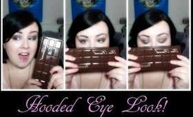 Hooded Eye Look (too faced chocolate bar)