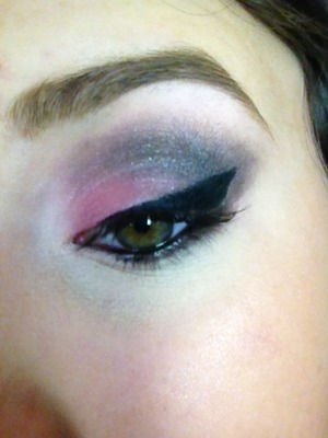 Just yanno... A close up. Pink and black shadow..yup. 