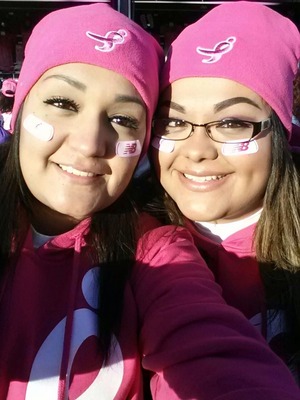what do u all think of my brows n makeup, its a simple kinda natural look. My sister n I did race for the cure in memory of my Grandma ;)