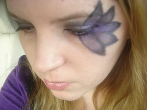My makeup on Halloween, 2010