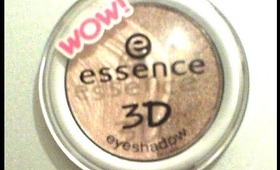 essence 3D eyeshadow Anwendungsbeispiel