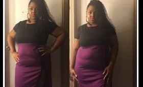 Sammydress | Sexy Scoop Collar Short Sleeve Color Block Slit Dress | Review