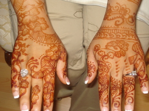 My wedding henna.