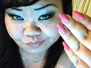Barbie pink nails!! My real nails