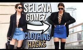 SELENA GOMEZ Clothing Hacks! Outfit Ideas & Dupes