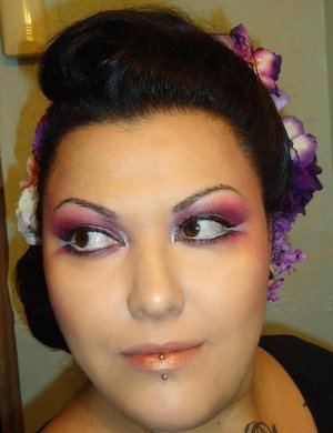 A soft flowery look