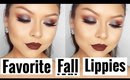 MY FAVORITE FALL LIPPIES IN 2 MINUTES @Gabybaggg