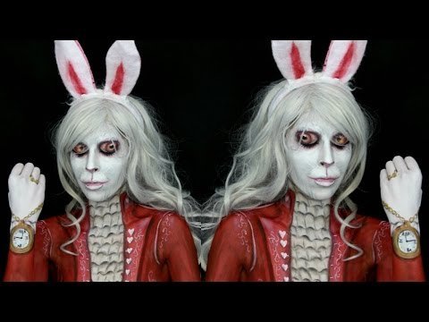 Alice in Wonderland: White Rabbit Makeup Tutorial, Bethany Z. Video