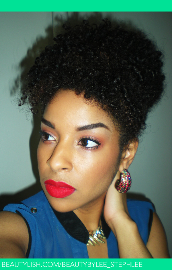 summer glossy eyes and a Red lip | Stephanie L.'s (beautybylee_StephLee ...