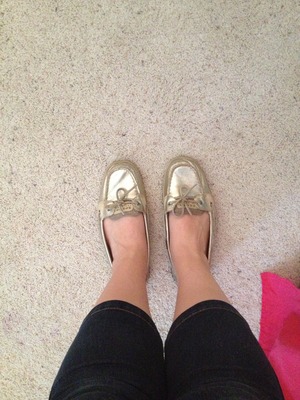 I'm a little I obcessed with my sperrys at the moment!