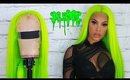 LET'S MAKE A SLIME GREEN WIG  | I DYED MY HAIR IN WATER IN MINS