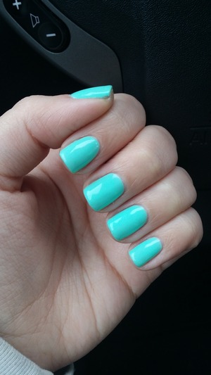 mint gel nails 