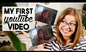 Reacting to My First YouTube Video
