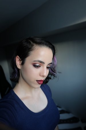 Playing with dark lips!