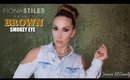 EASY BROWN SMOKEY EYE | Fiona Stiles| JessicaFitBeauty