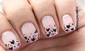 Dreamy Hearts ~~ NO Tools! ♦ Toothpick Nail Designs For Beginners