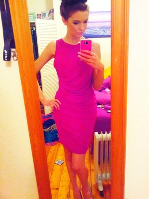 Pink dress xxx
