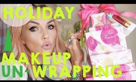 Christmas In September Makeup Unboxing I Mean Unwrapping!