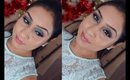 Turquoise & pink nude lips tutorial Makeup for brown eyes || Raji Osahn