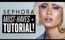 Sephora Must-Haves + Tutorial! Smashbox, Clinique, BITE, Huda, + Laneige!
