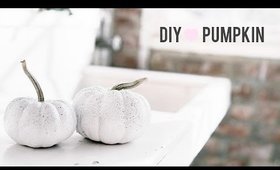 Last Minute No Carve Pumpkin Halloween DIY