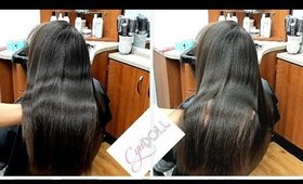 Silk Press on long hair!