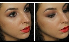Get Ready With Me: Smokey Eyes & Orange Lips Using Makeup Geek Products!