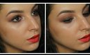 Get Ready With Me: Smokey Eyes & Orange Lips Using Makeup Geek Products!