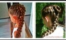 Dutch Braid Rose Hairstyle, Flower Girl or Bridesmaid Hairstyles