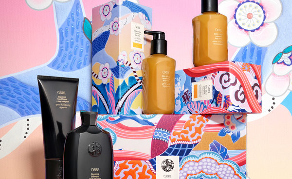 Oribe's 2022 Holiday Packaging Features Artwork by Kohei Kyomori