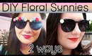 DIY Floral Embellished Sunglasses (Fashion Tutorial) | OIiviaMakeupChannel