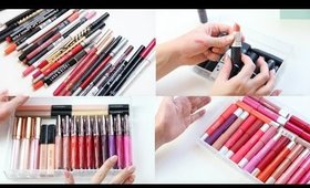 DECLUTTERING MAC LIPSTICKS, LIP LINERS etc | Part One