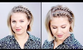 Hairstyle Of The Day: SUPER EASY Rope Braid Twists Short Hairstyle | Milabu