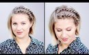 Hairstyle Of The Day: SUPER EASY Rope Braid Twists Short Hairstyle | Milabu