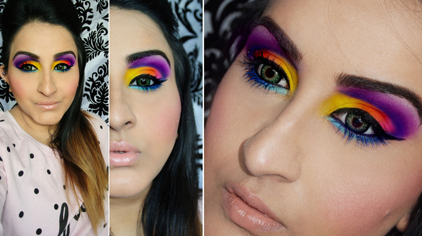 Colourful Cut Crease | Sarah C.'s (facesbysarah) Photo | Beautylish