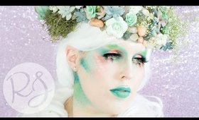 River Mermaid Halloween Makeup Tutorial  | Rebecca Shores
