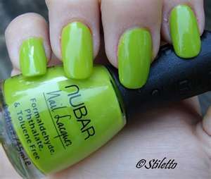 So this is just plain nails that are Lime Green, no desine(: