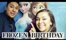 Went To A Frozen Birthday Party! Vlog 53 - TrinaDuhra