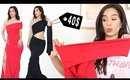 TRYING ON EXTREMELY AFFORDABLE  PROM DRESSES AND GIVEAWAY
