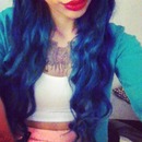 Turquoise / blue hair 