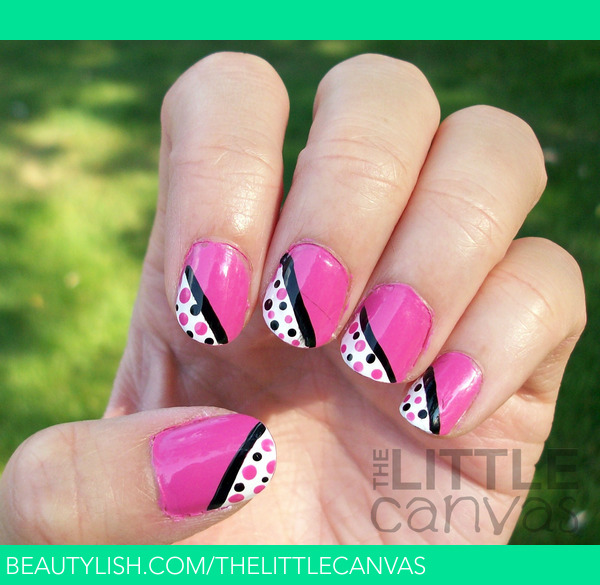 Pink Dotted Tips | The Little Canvas A.'s (thelittlecanvas) Photo ...