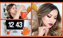 My Fall Inspired Makeup, Hair, Skincare + Redecorating My Beauty Room!