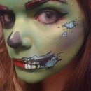 pop art zombie